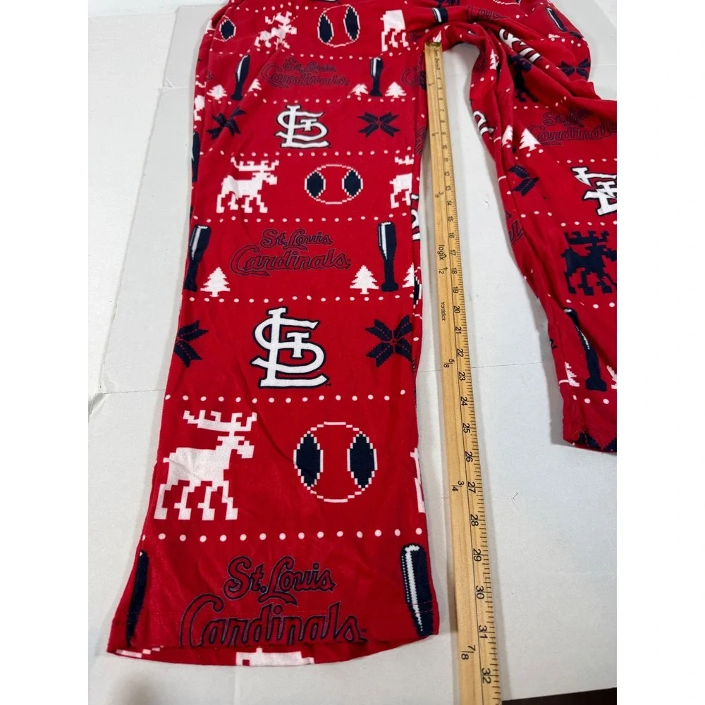 St. Louis Cardinals MLB Christmas‎ Pajama Set Womens XL Red Holiday Moose